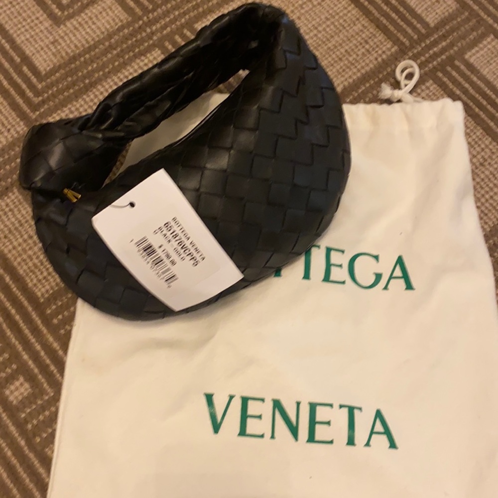 NEW Bottega Veneta Jodie Black Bag